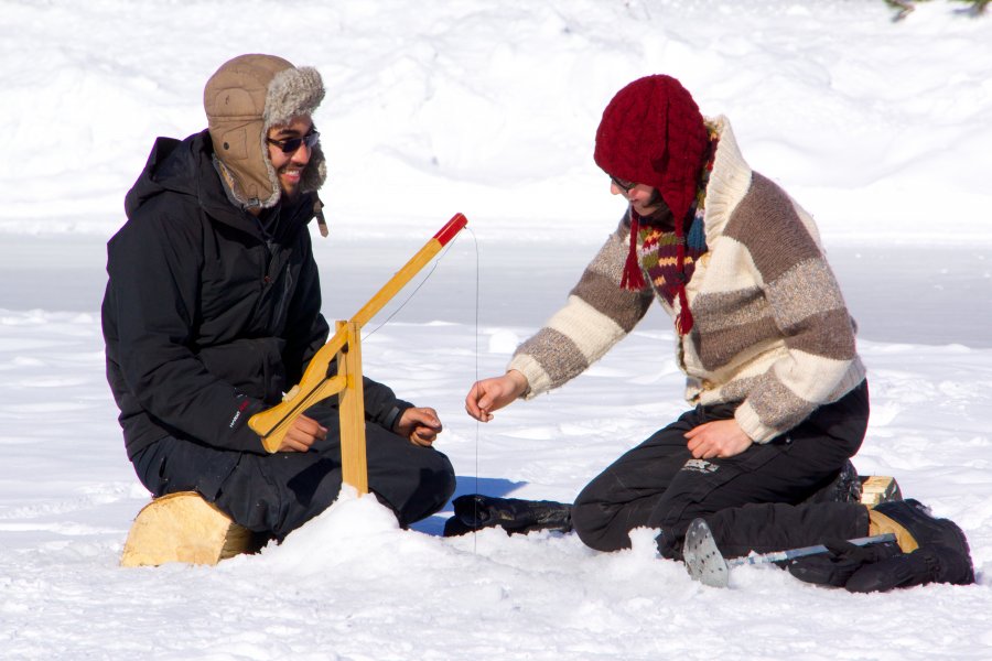 Une occasion de s’initier à la pêche blanche pour toute la famille à Contrecoeur