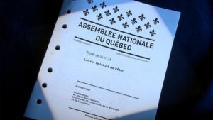 Dépôt d’un mémoire sur le projet de loi 21 du Québec