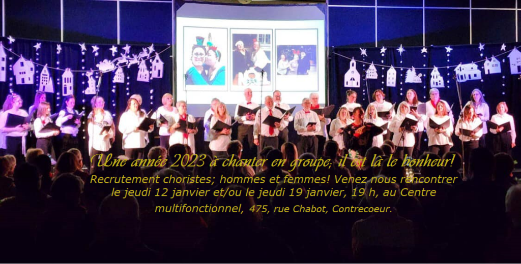 Chanter en groupe: il est là le bonheur!