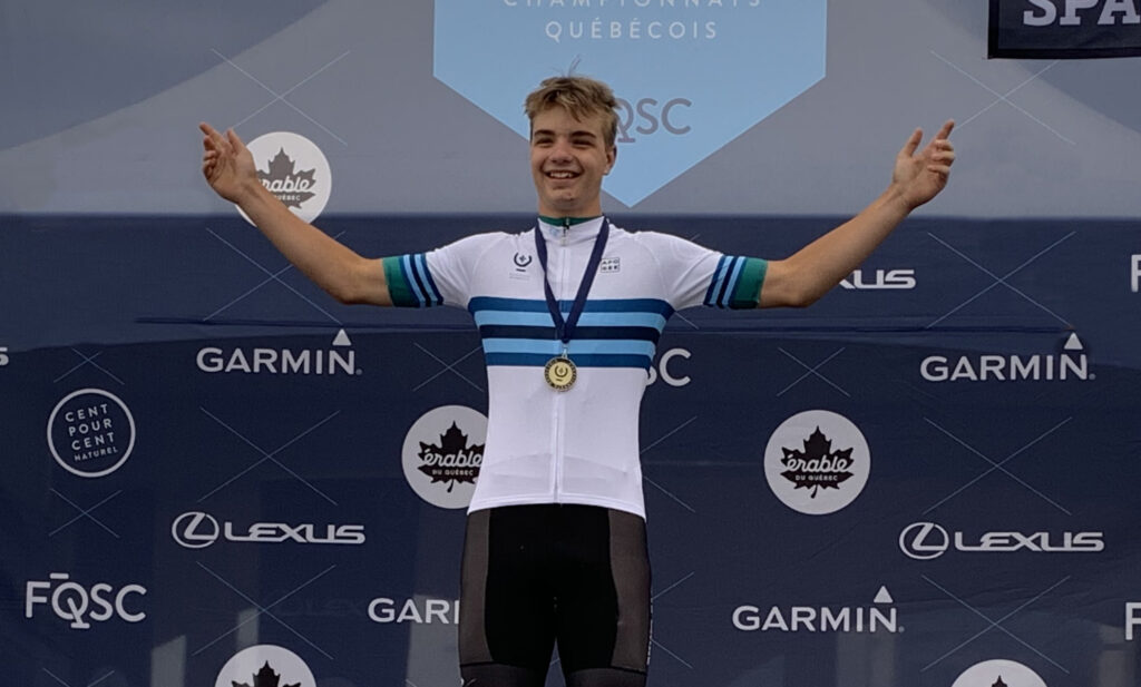 Des athlètes de la égion se distinguent aux Championnats québécois de cyclisme sur route