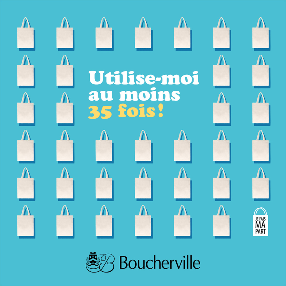Boucherville lance sa campagne « Utilise-moi au moins 35 fois! »