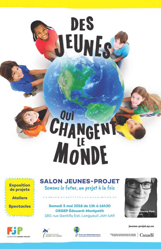 16e édition du Salon Jeunes-PROJET le 5 mai au Pavillon Le Caron du Cégep Edouard-Montpetit