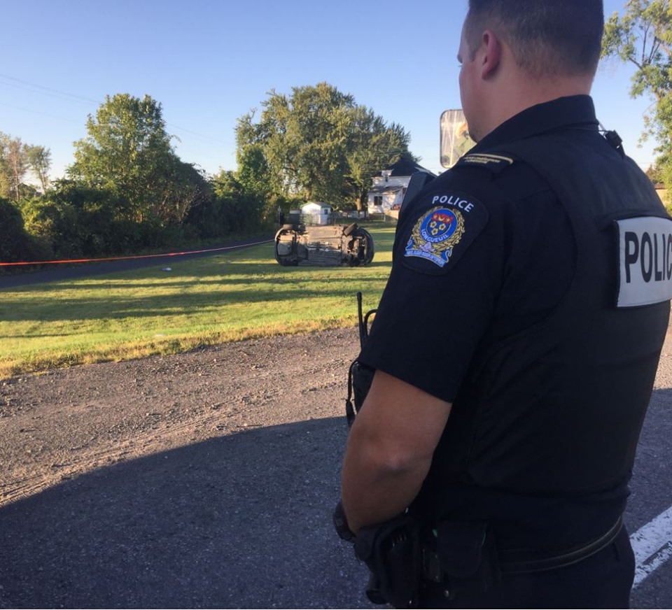 Grave accident: un homme lutte pour sa vie