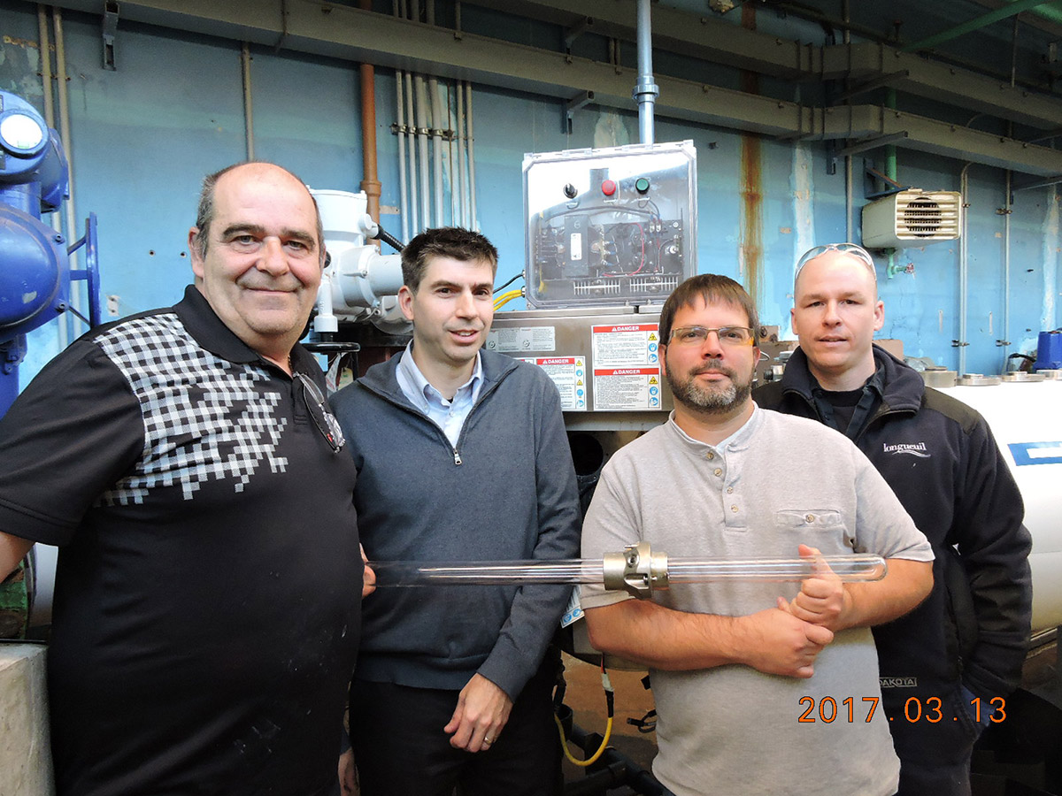 La CNESST honore l’usine de production d’eau potable de Longueuil