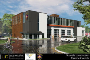 11 millions $ pour la nouvelle caserne des pompiers, à Varennes