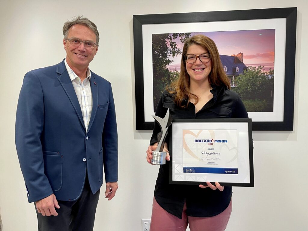 Vicky Jolicoeur, une Varennoise lauréate montéégienne 2021 du prix Dollard-Morin