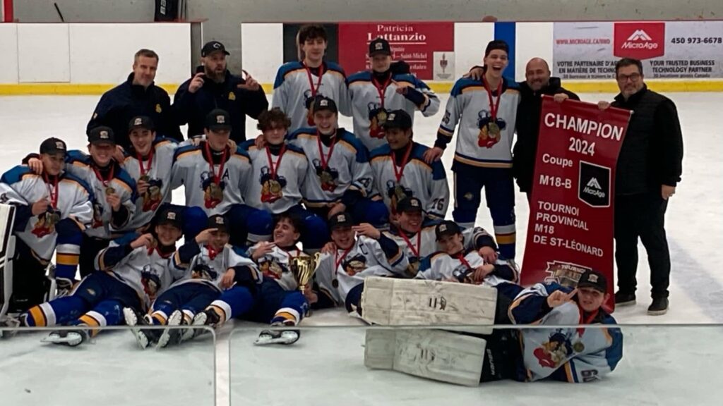 Champion du tournoi M18 B de Saint-Léonard