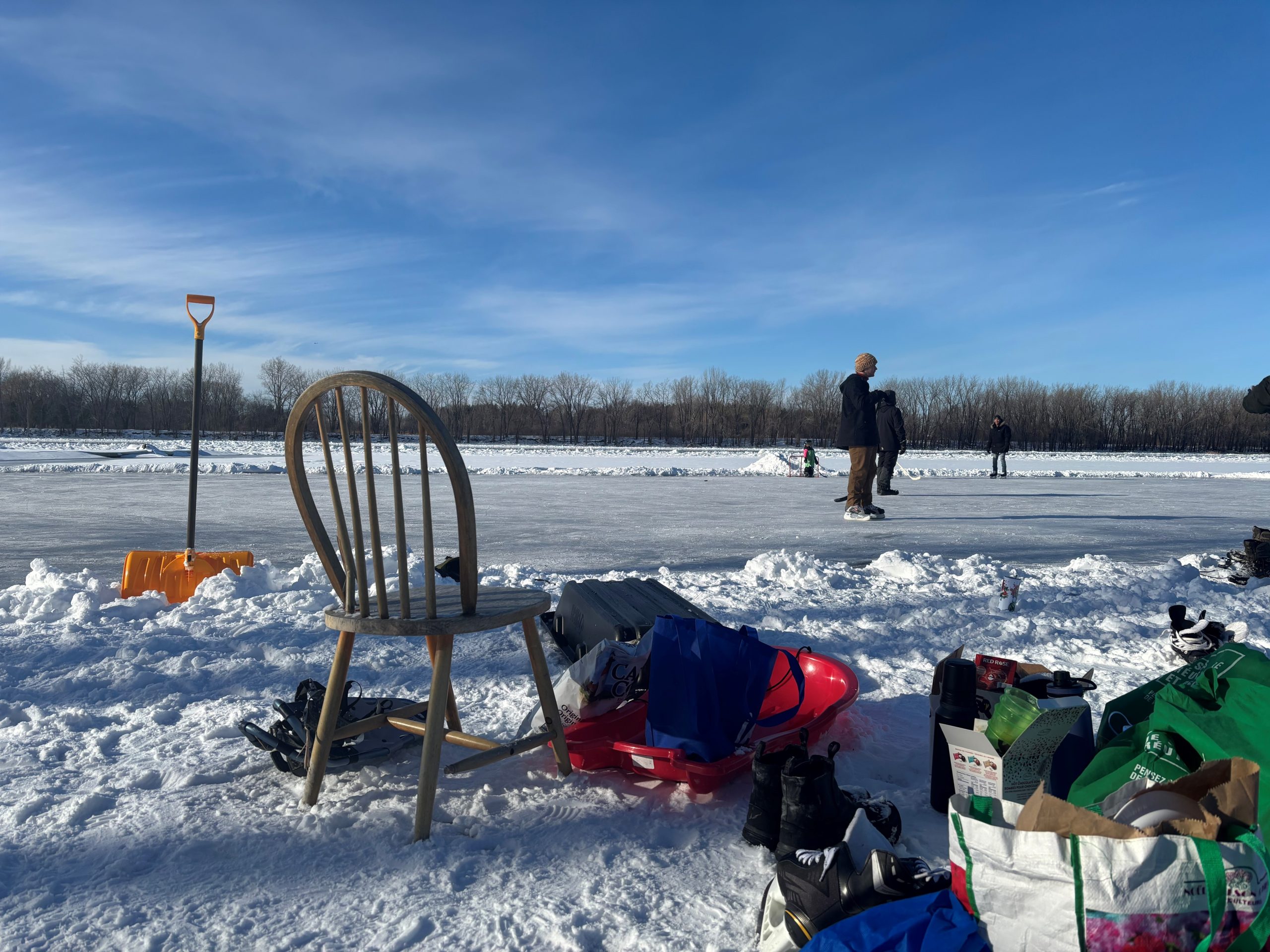 La Ville de Boucherville met en garde contre une patinoire non sécurisée sur le fleuve