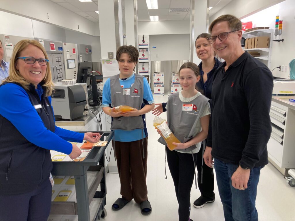 Une collecte de plasma réussie grâce à de jeunes élèves de Varennes