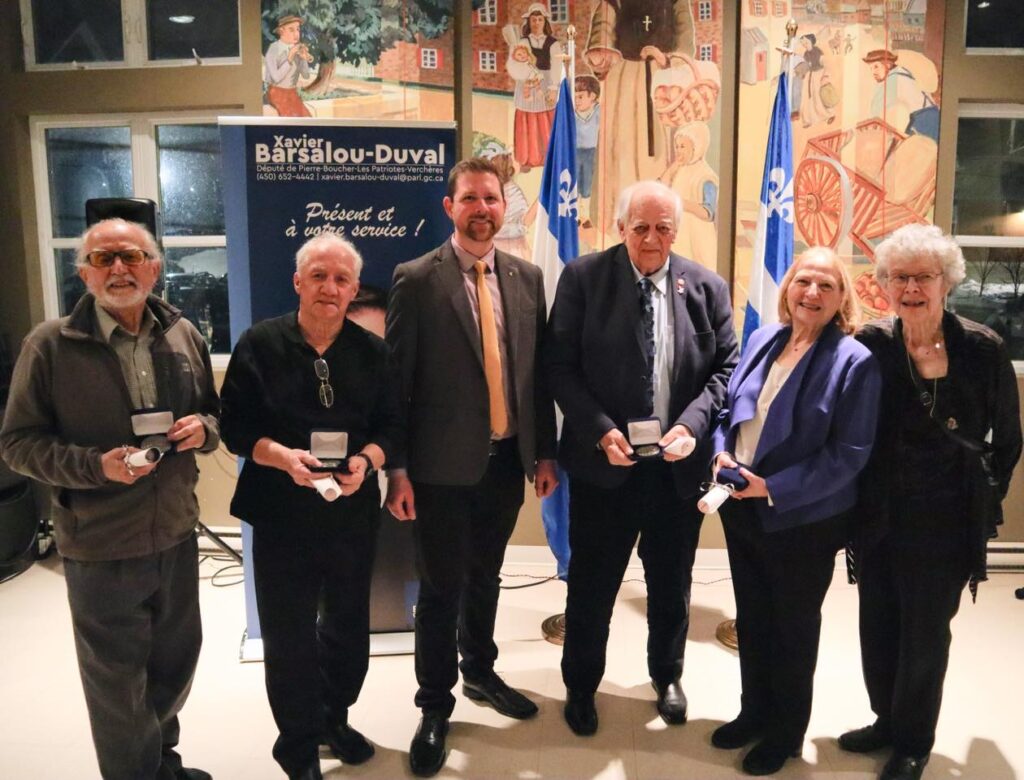 Boucherville: une médaille pour Roger Renaud