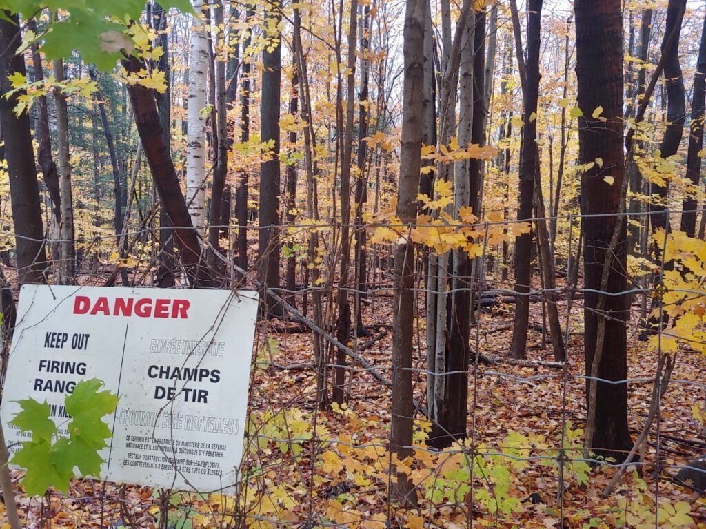 Une annonce ce matin concernant l’ancien champ de tir