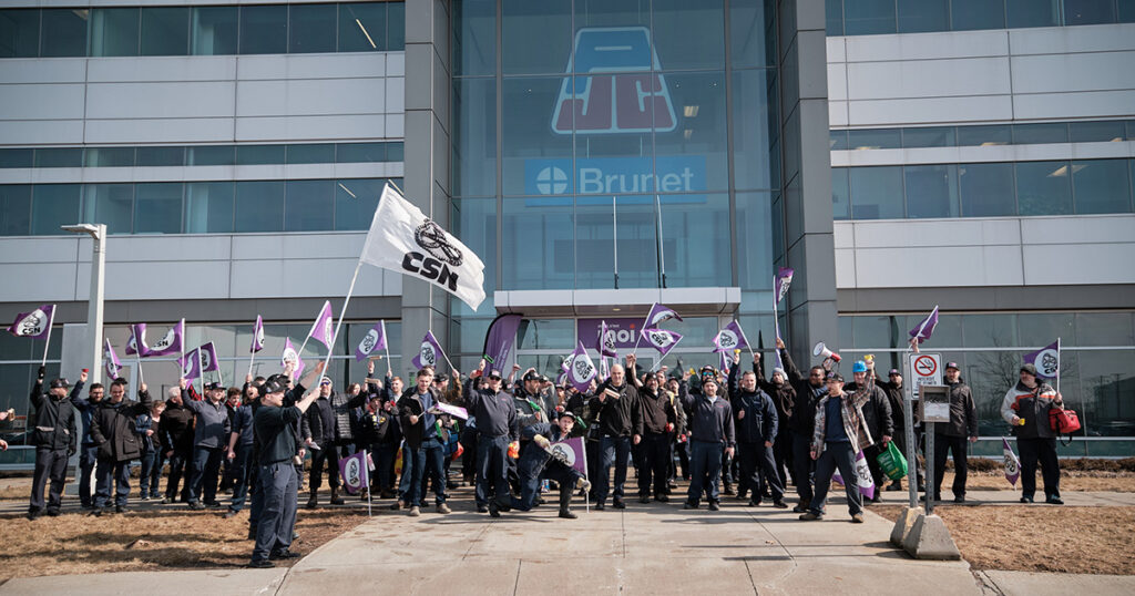 Entente adoptée à 75% au centre de distribution Jean Coutu à Varennes