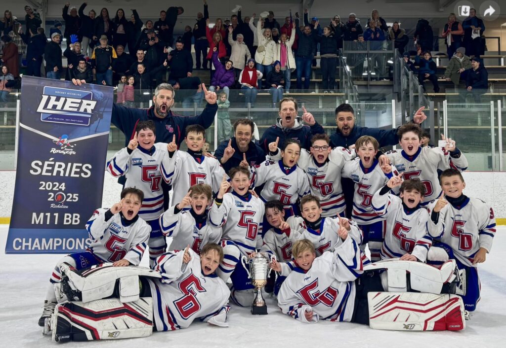 Les Grands-Ducs du Richelieu champions de la saison