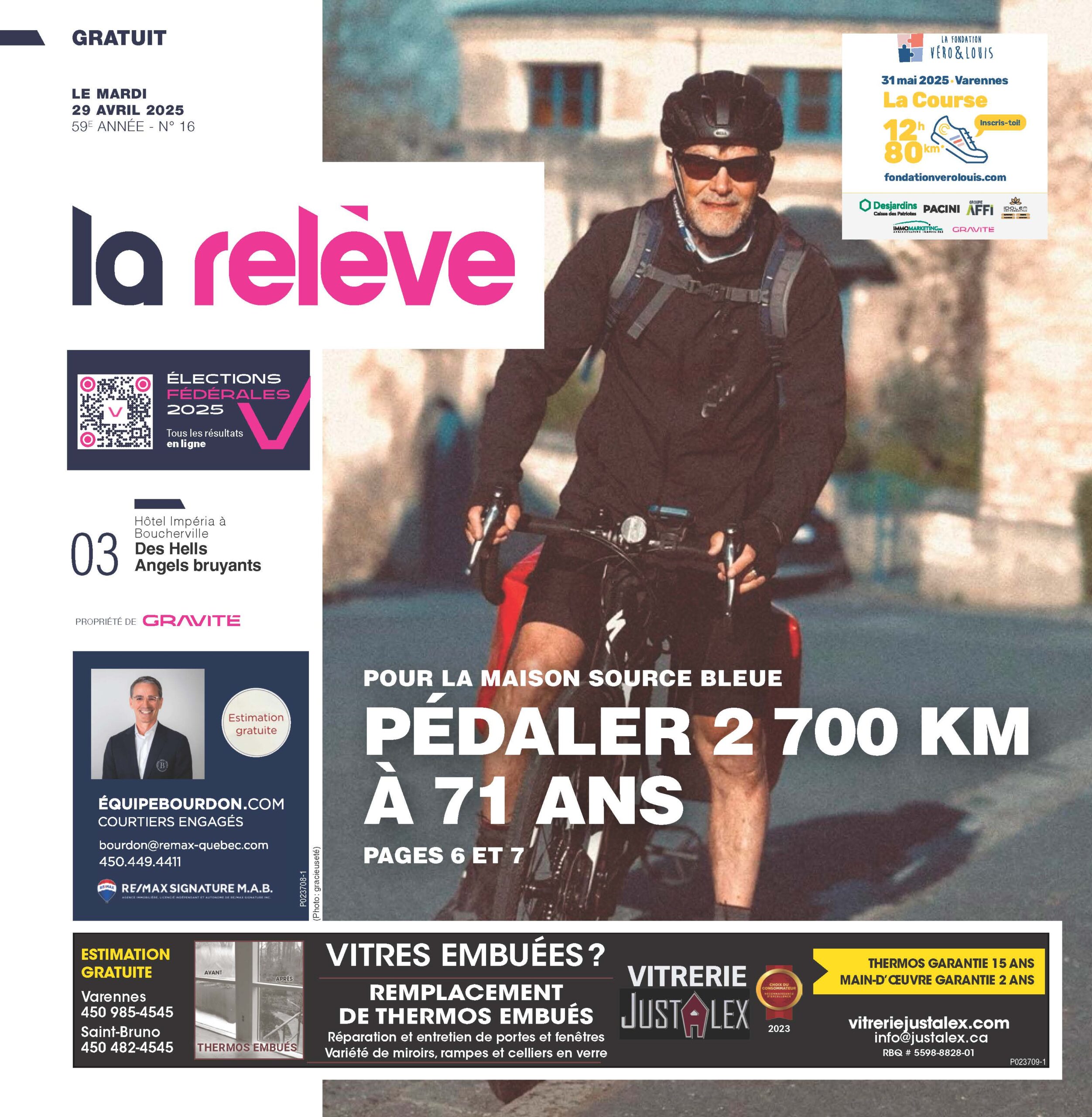 Journal La Relève – 29 avril 2025