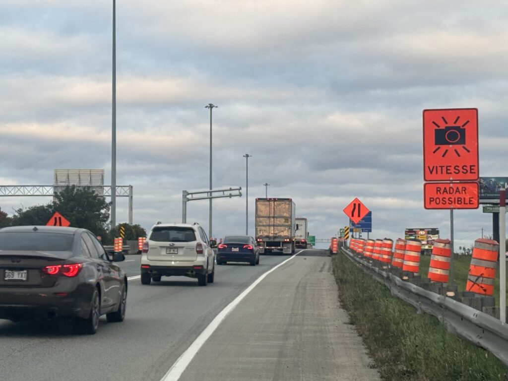 Attention : le radar de retour sur l’A-20 à Sainte-Julie