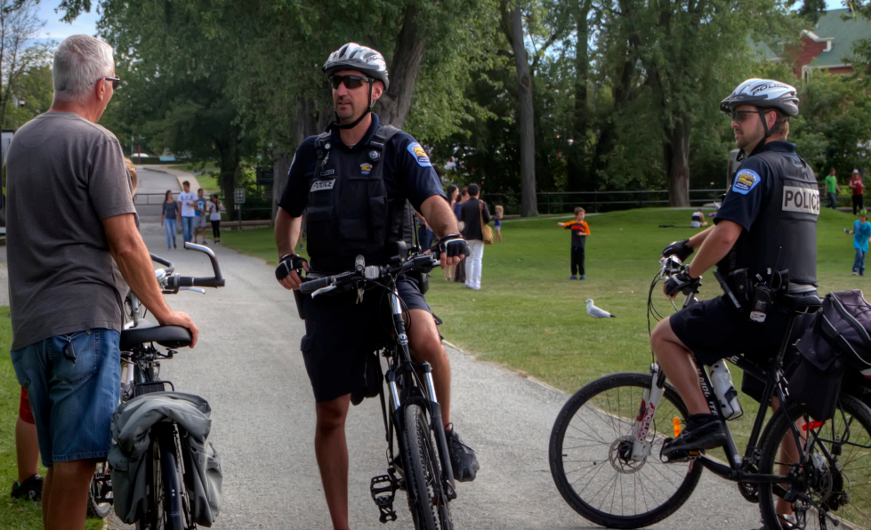 Policiers à vélo: plus de 500 constats d’infraction par année