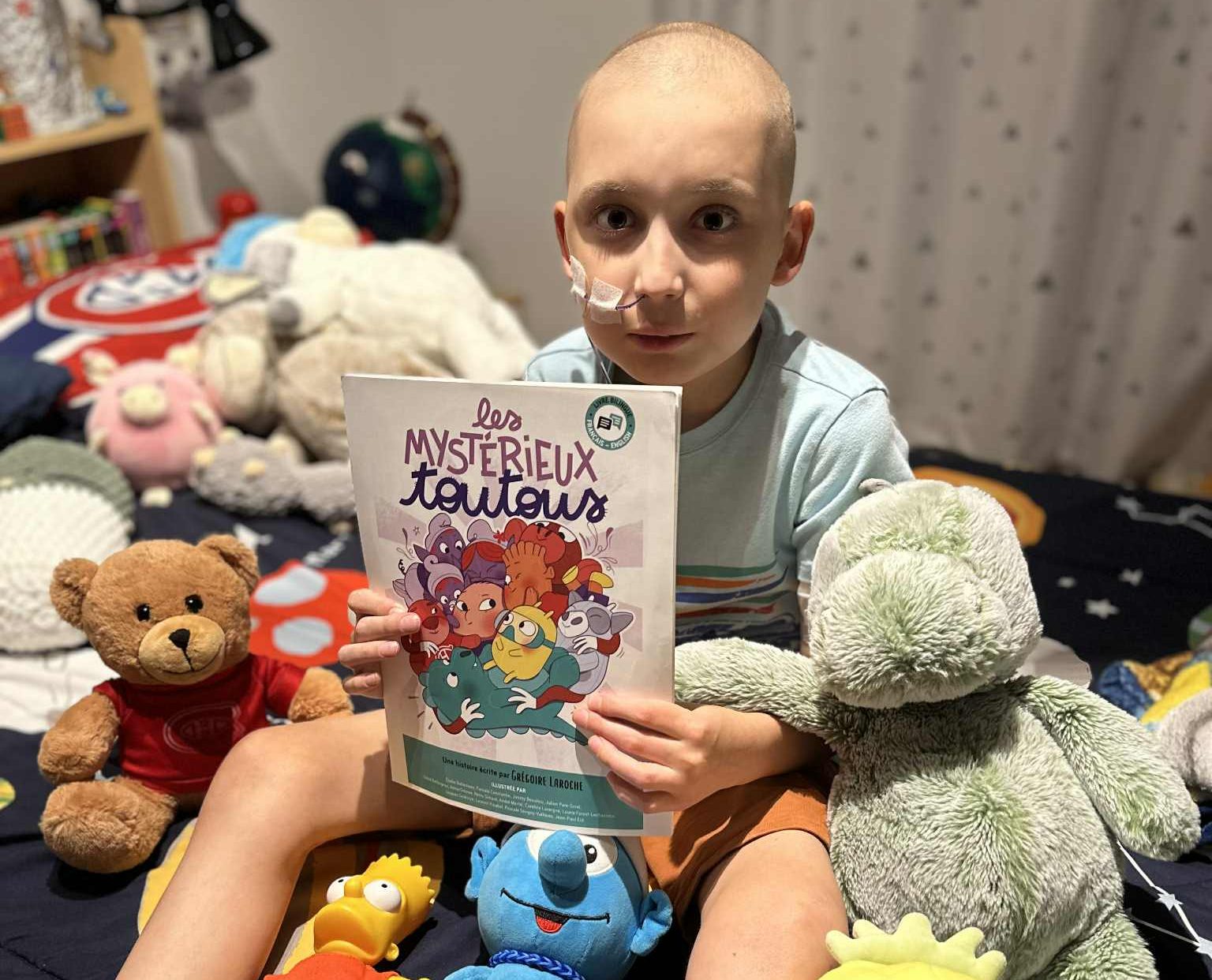 Un petit combattant de Boucherville : Grégoire publie l’histoire de ses mystérieux toutous