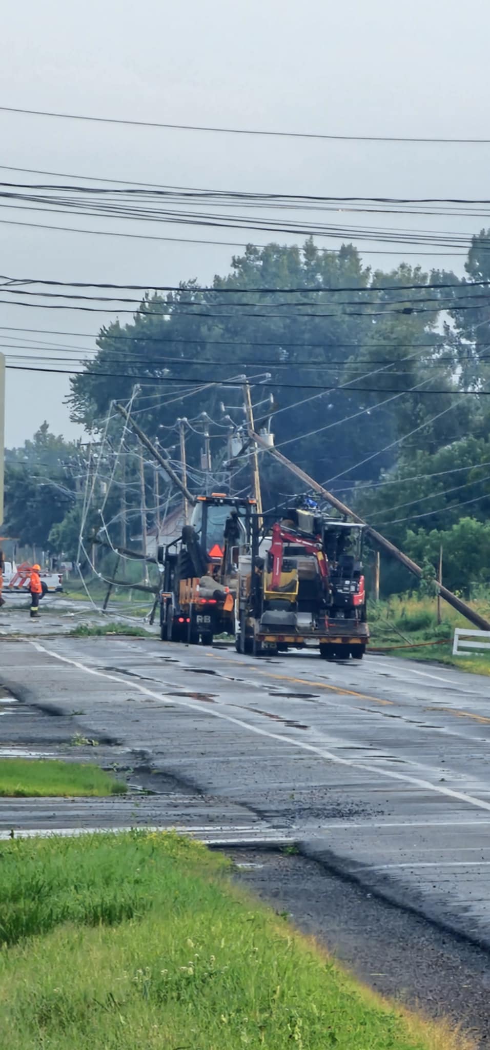 Une «grosse ligne d’orages» a frappé la région