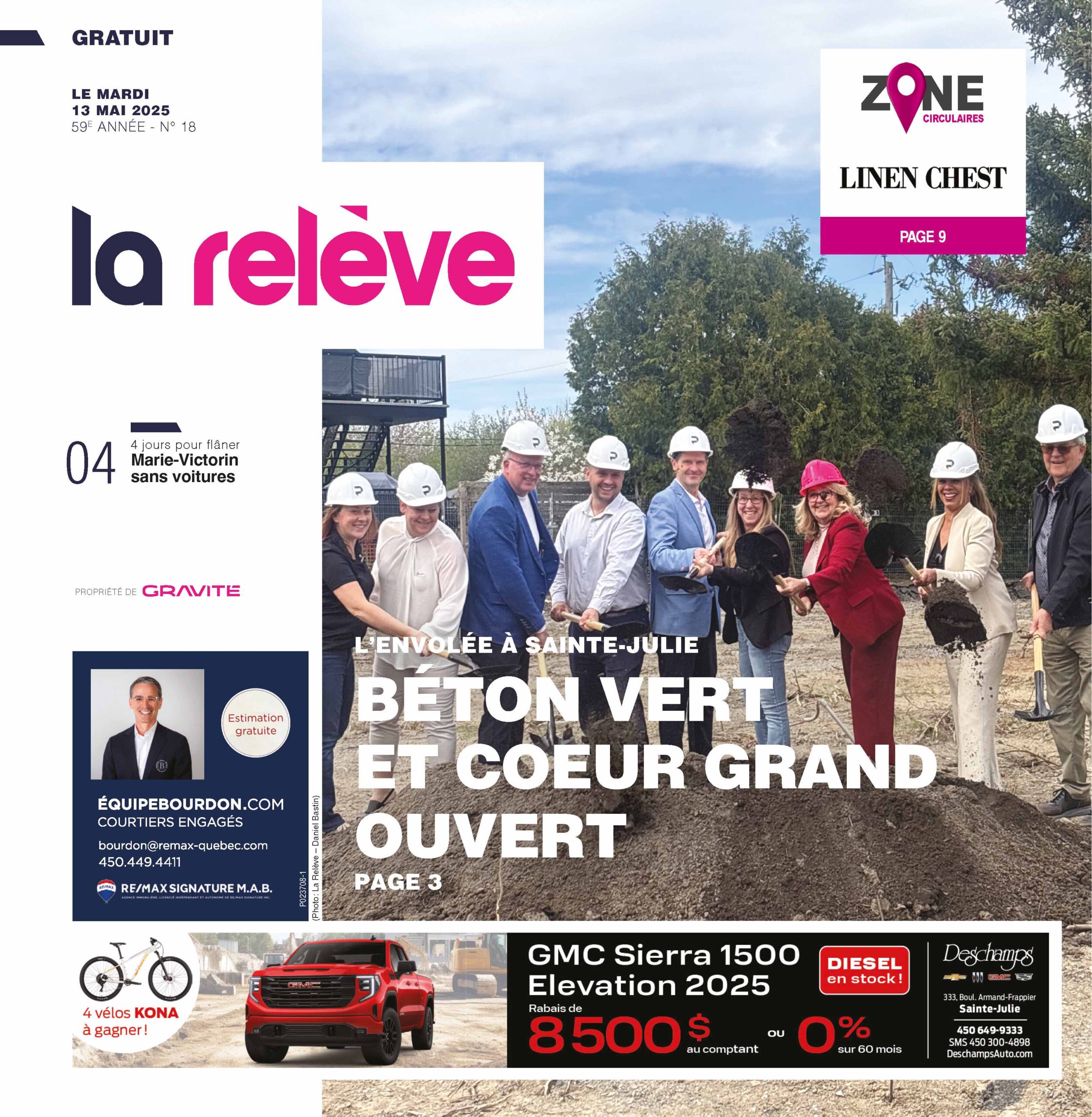 Journal La Relève – 13 mai 2025