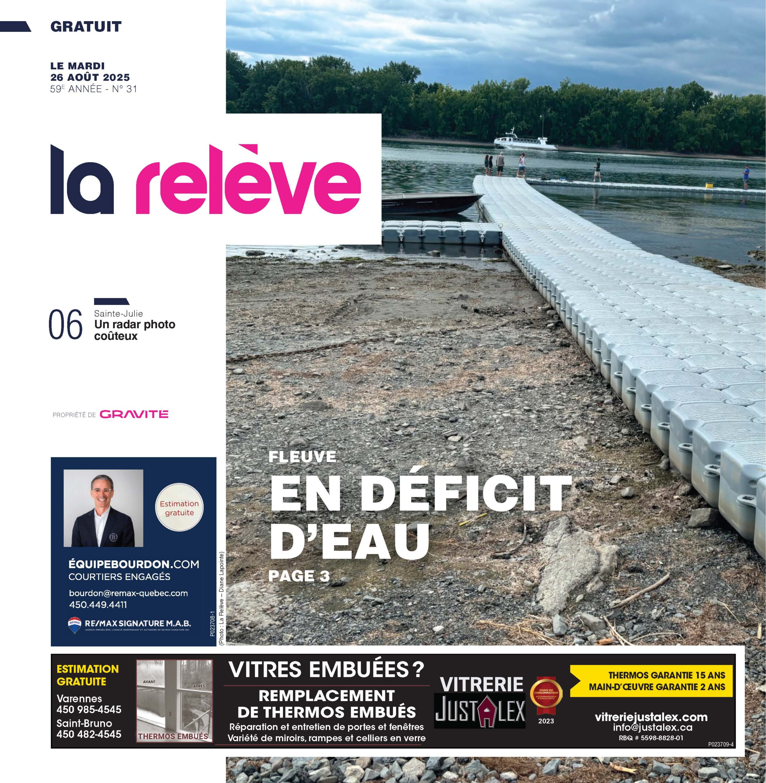 Journal La Relève – 26 août 2025