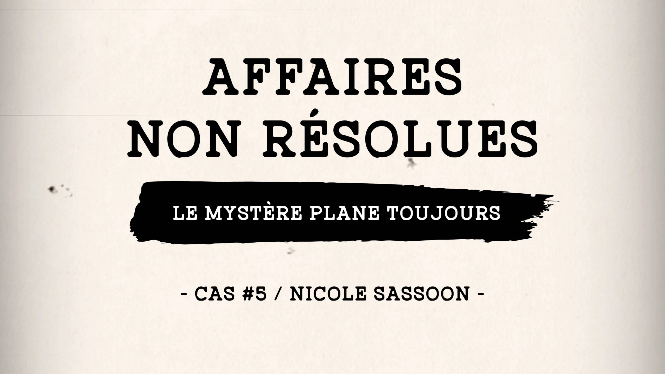 CAS #5 / NICOLE SASSOON