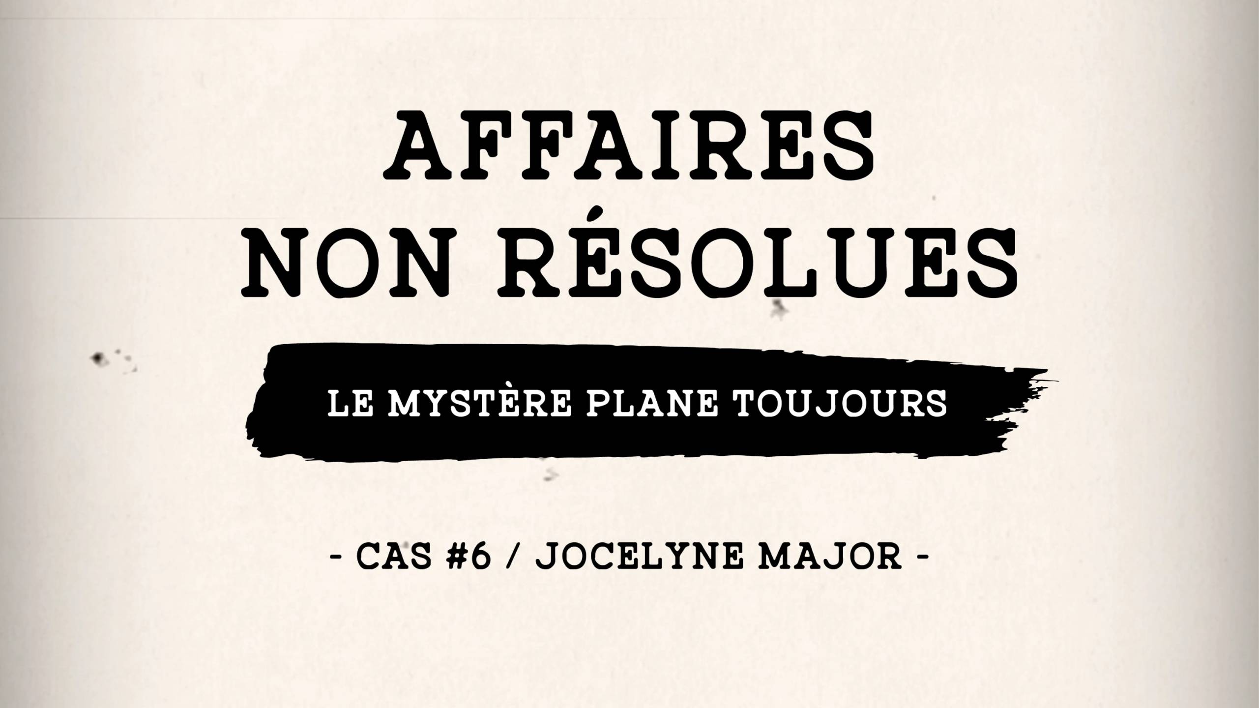 CAS #6 / JOCELYNE MAJOR