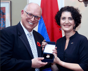 Une Médaille d’Honneur pour Stéphane Bergeron