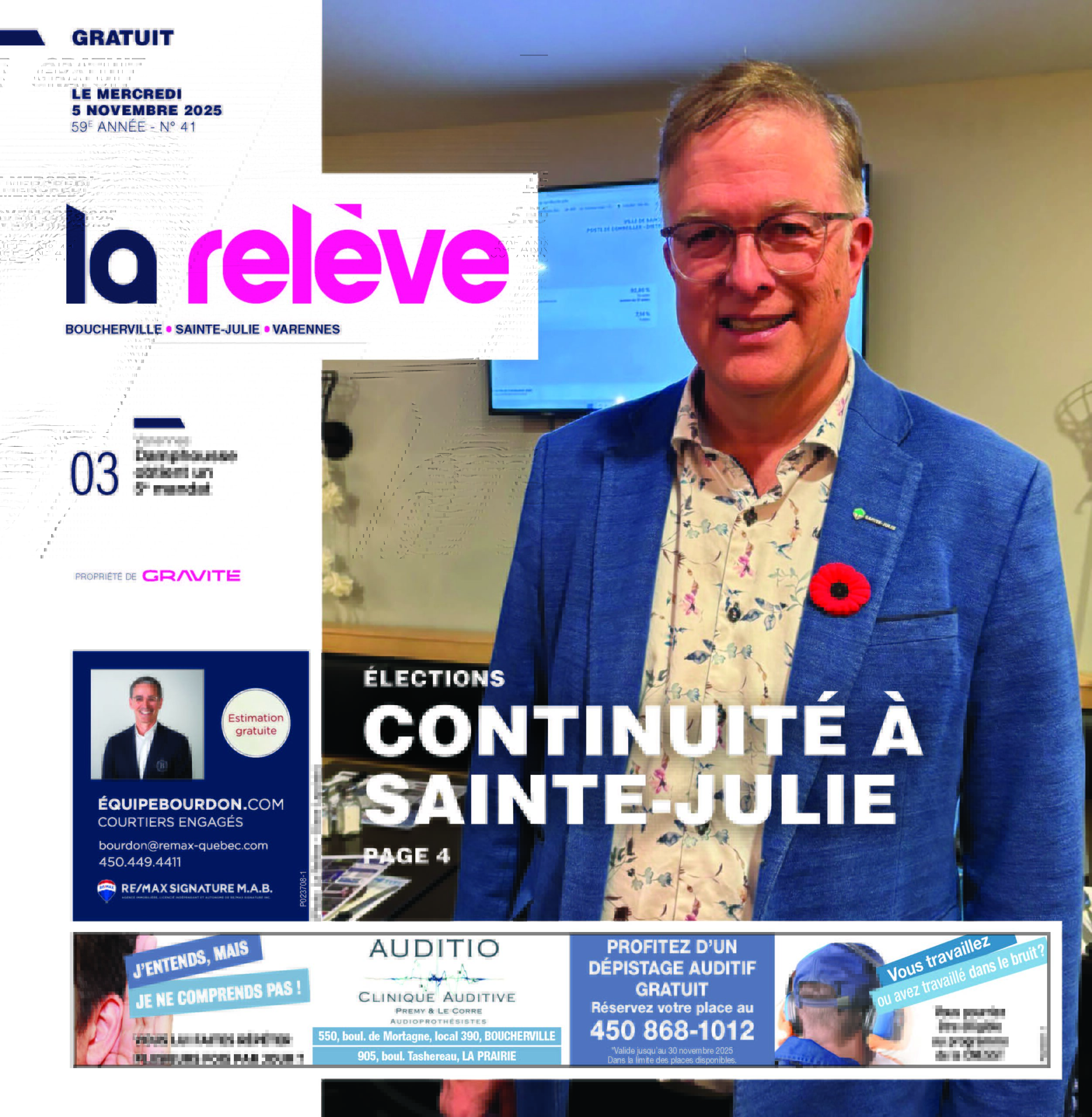 Journal La Relève – 5 novembre 2025