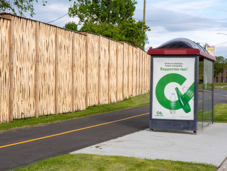 À Boucherville, un mur vert qui apaise