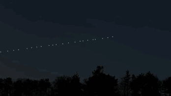 Un étonnant train de satellites à Sainte-Julie