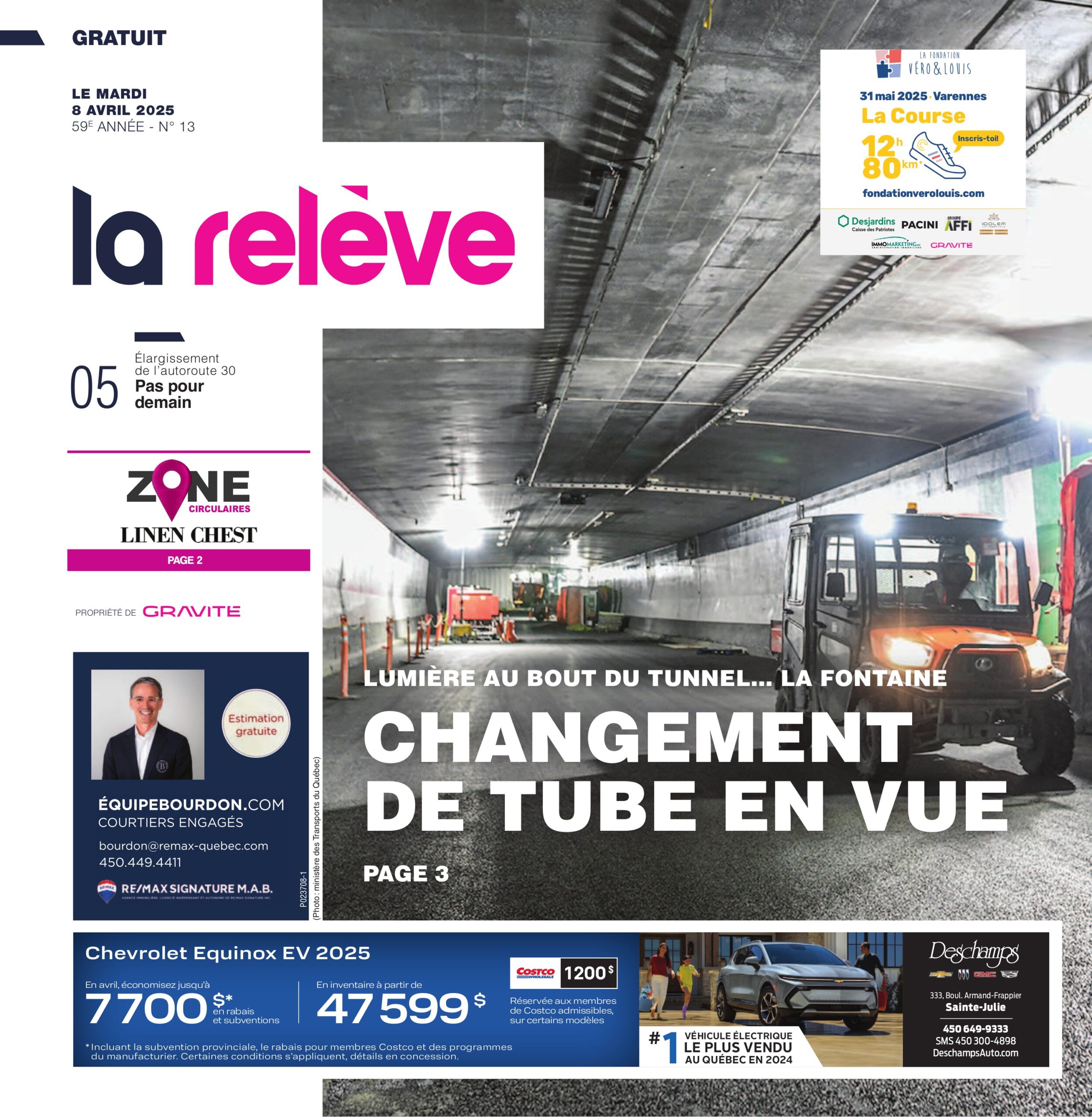 La Relève – 8 avril 2025
