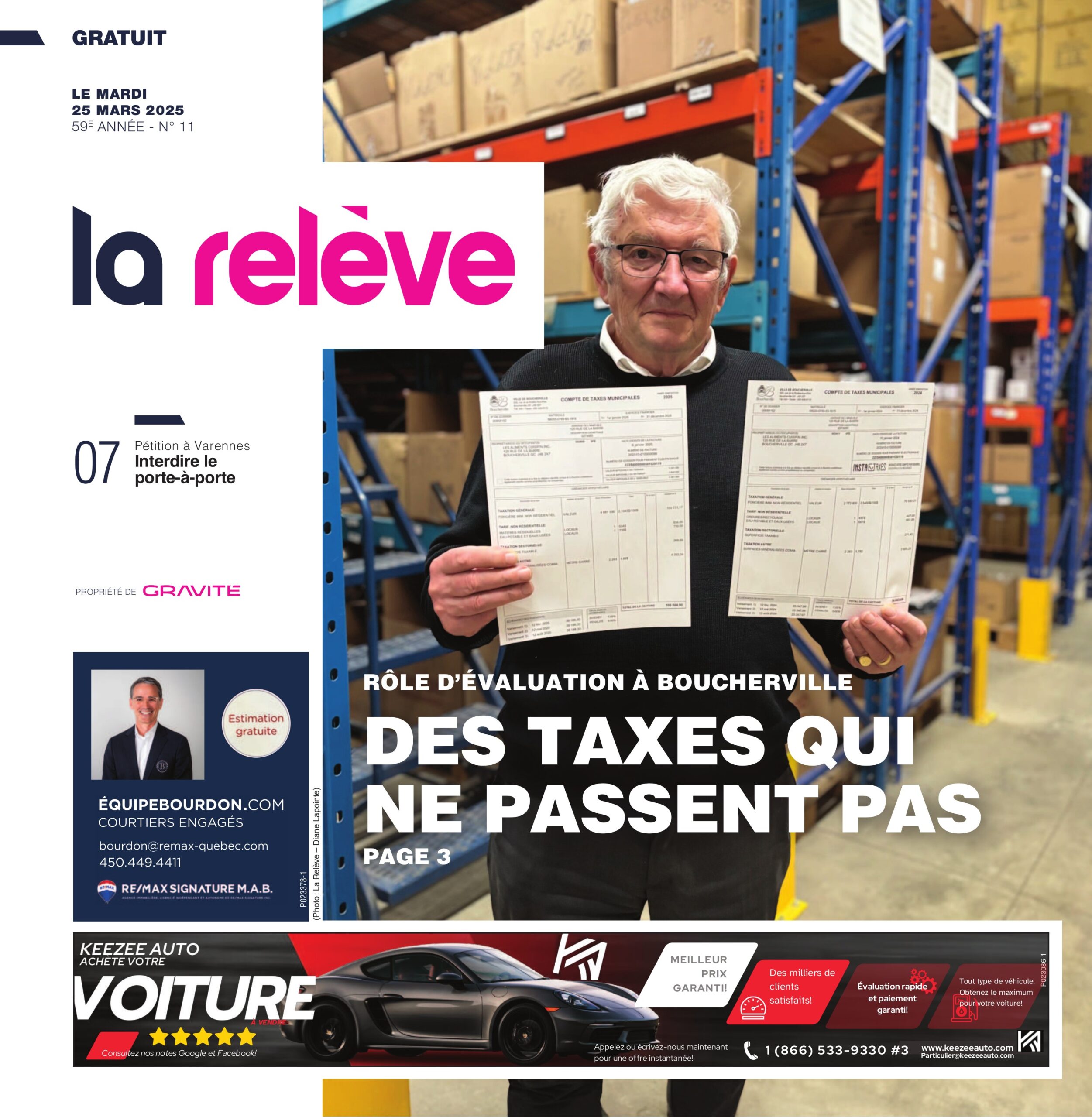 La Relève – 25 mars 2025