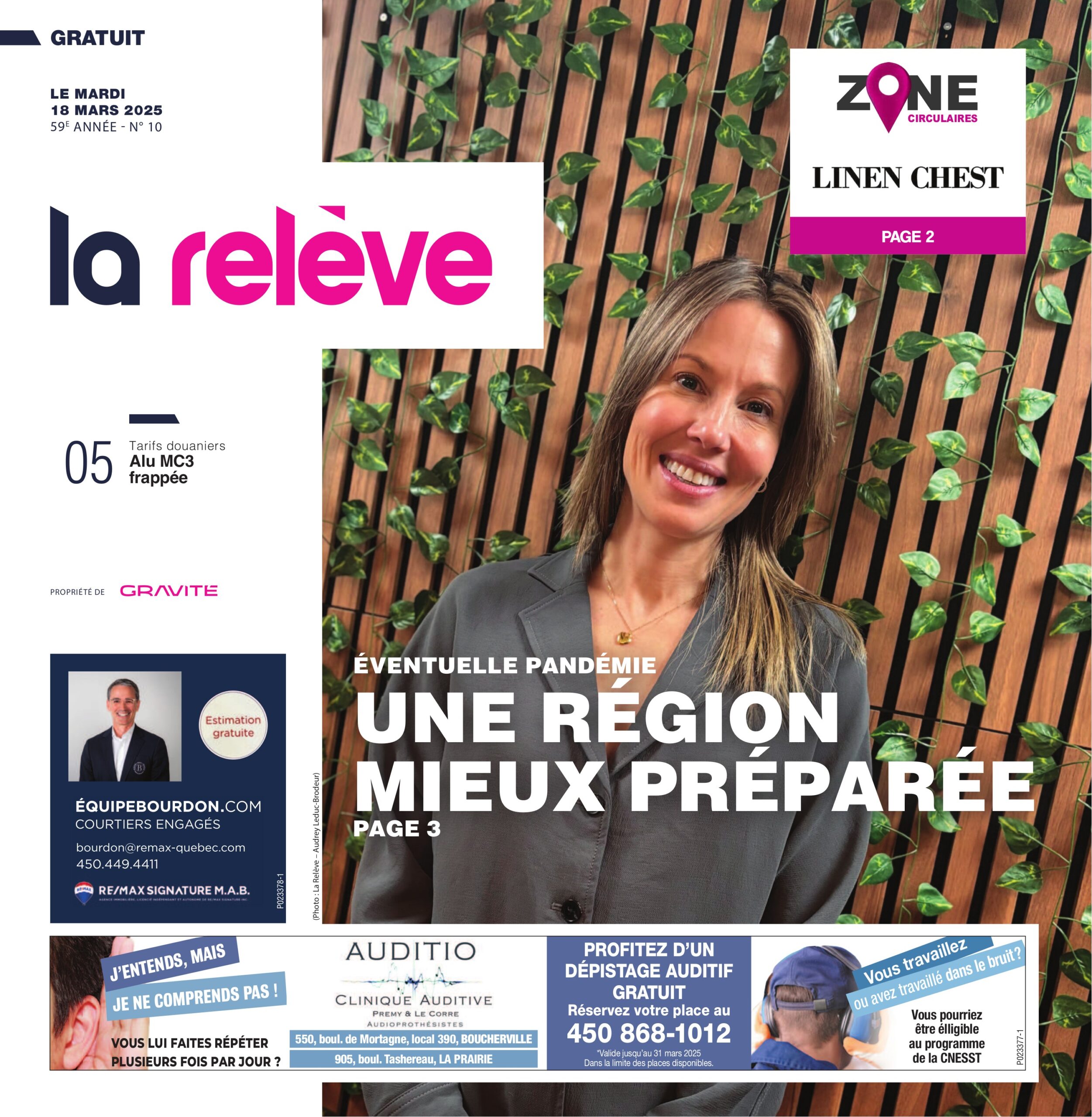 La Relève – 18 mars 2025