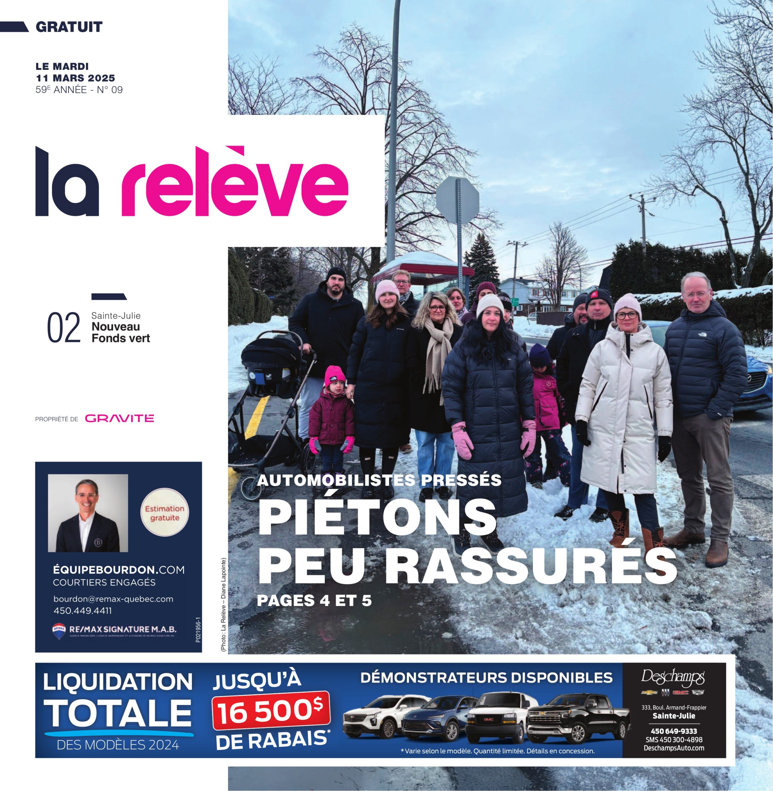La Relève – 11 mars 2025