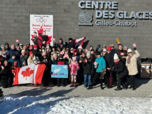 Une surprise chaleureuse pour Marjorie Lajoie et Zachary Lagha avant le départ pour l’Italie