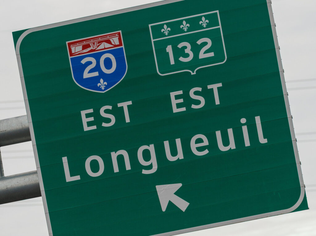 Panneaux routier Longueuil