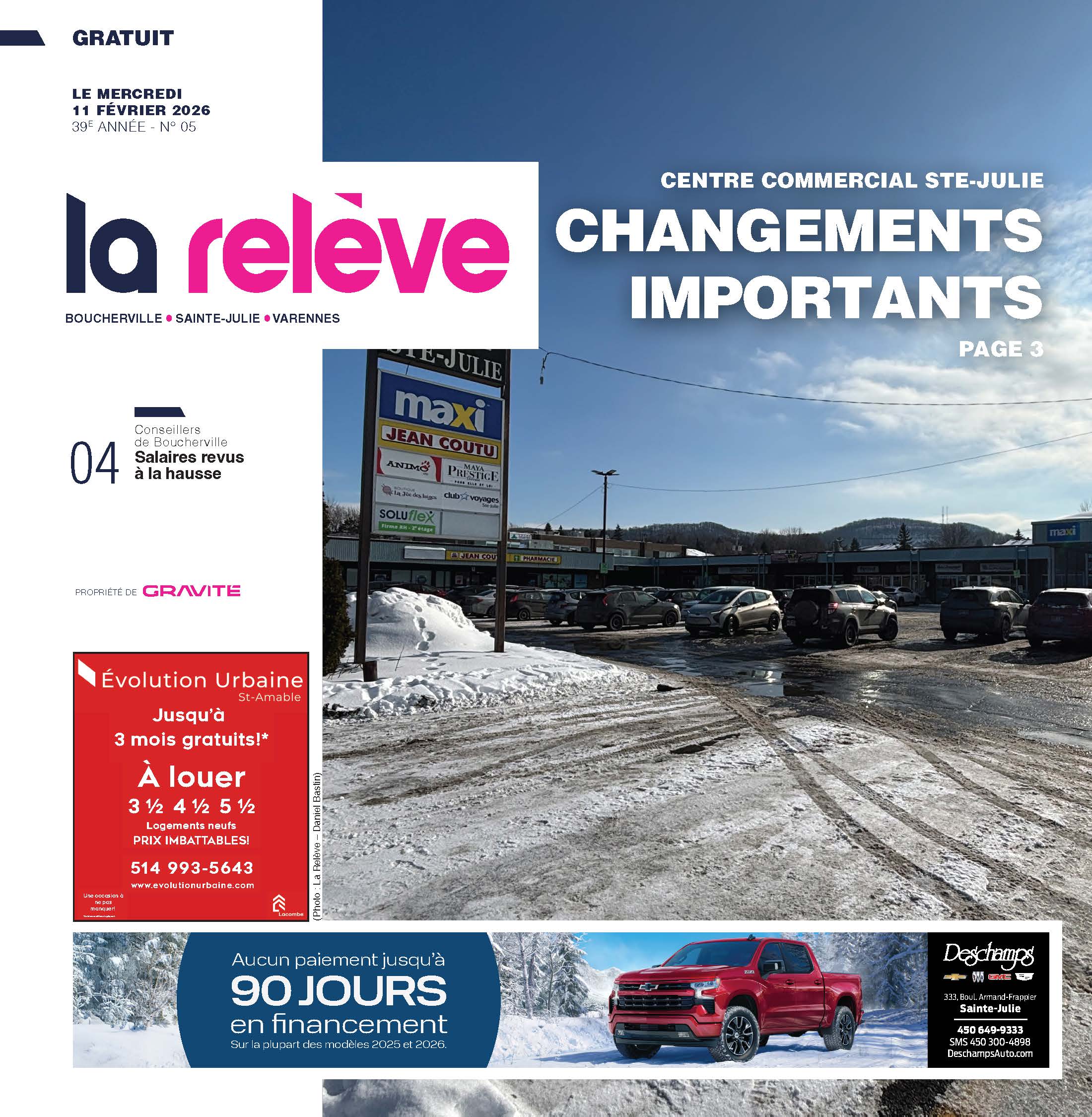La Relève – 11 février 2026