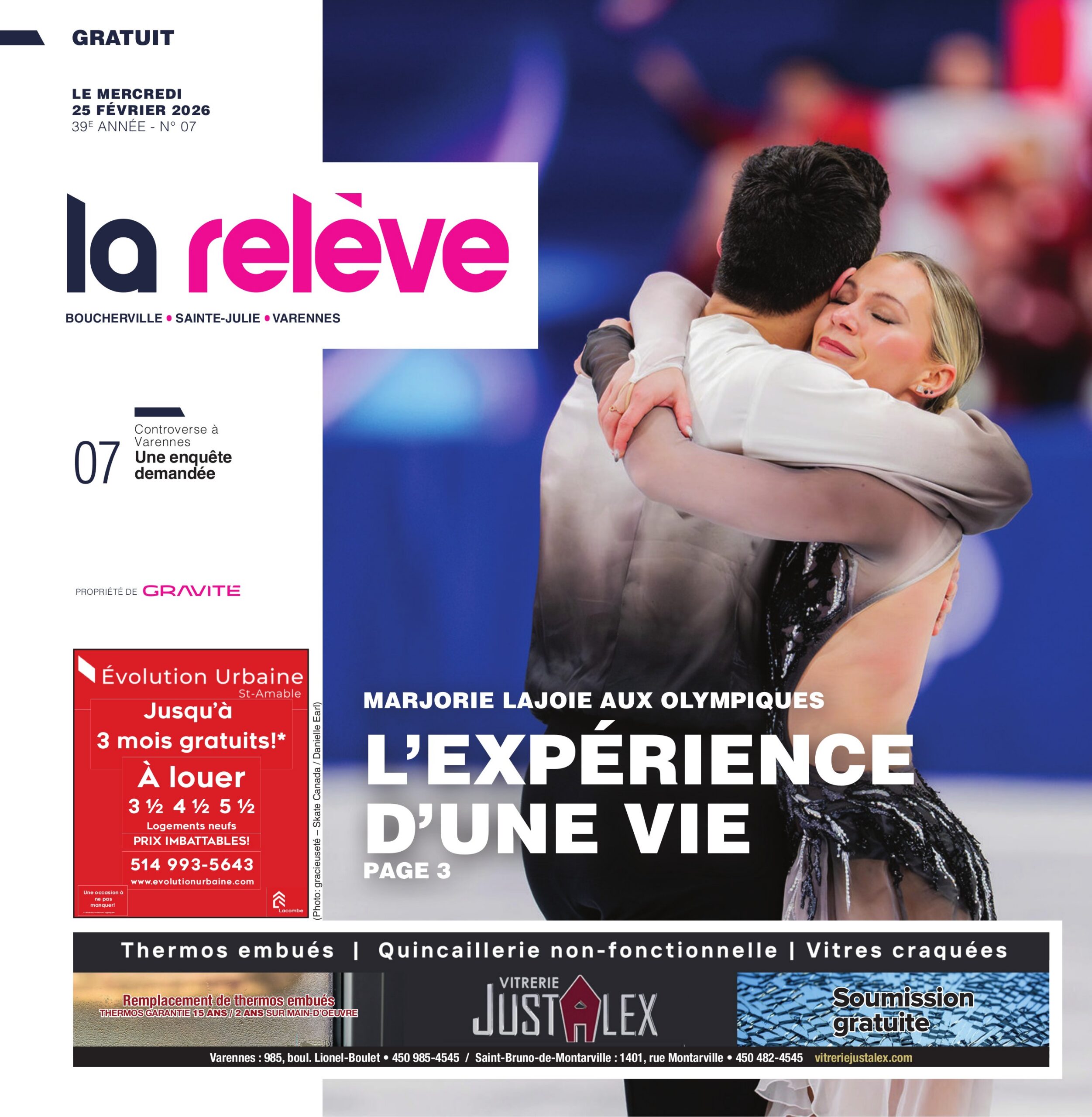La Relève – 25 février 2026
