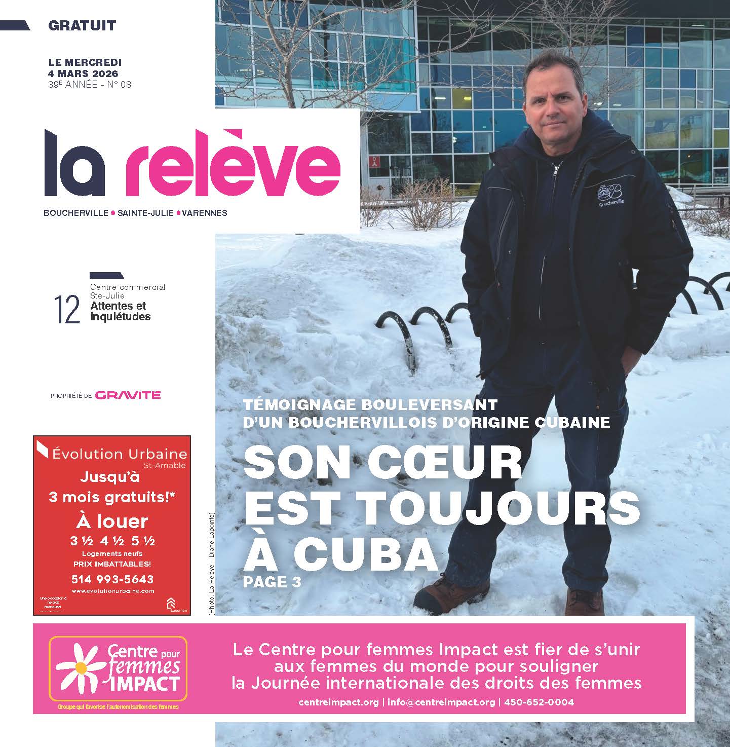 La Relève – 4 mars 2026