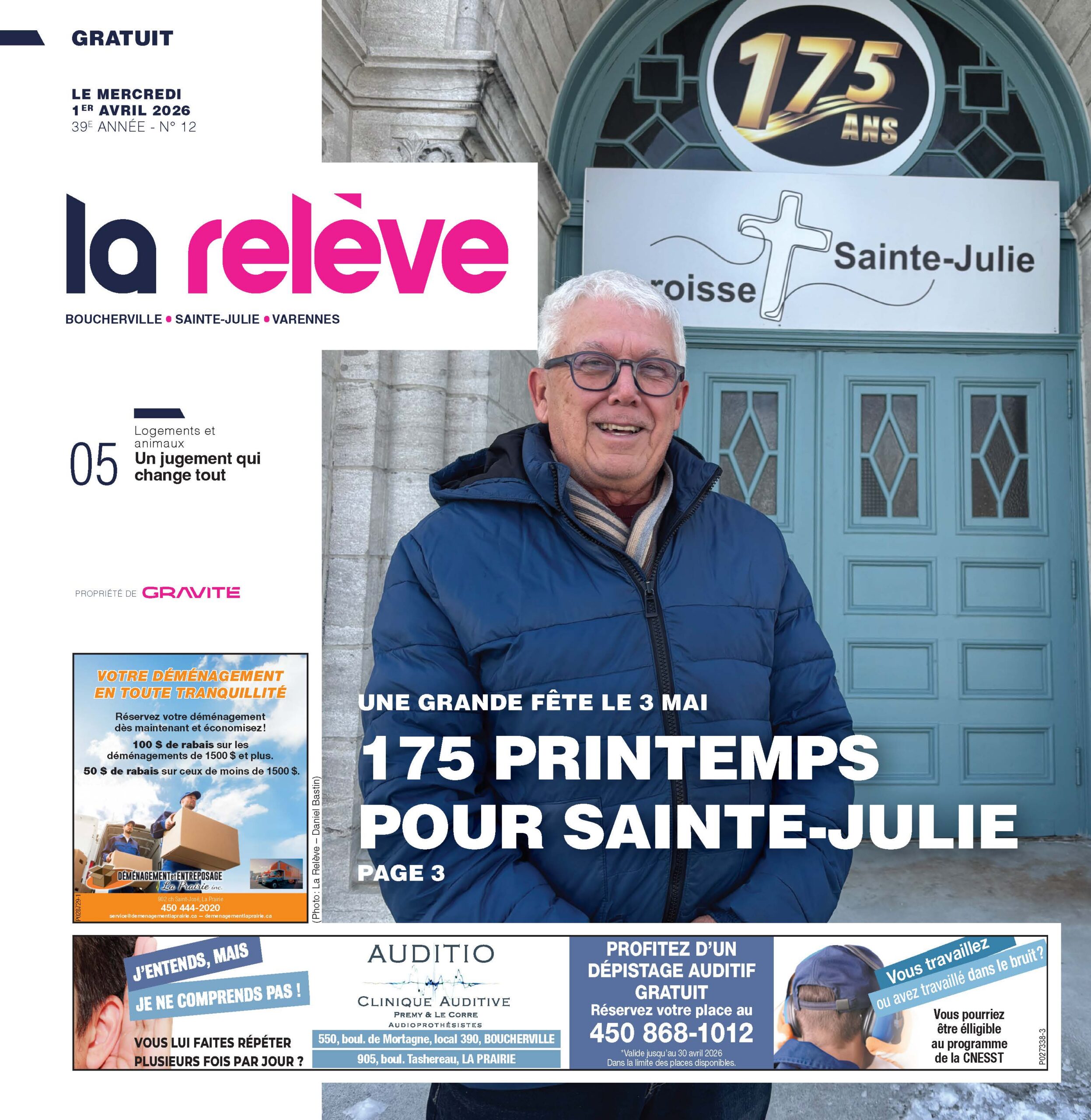 La Relève – 1er avril 2026