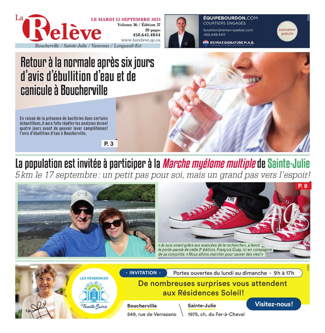 La Relève – 12 septembre 2023