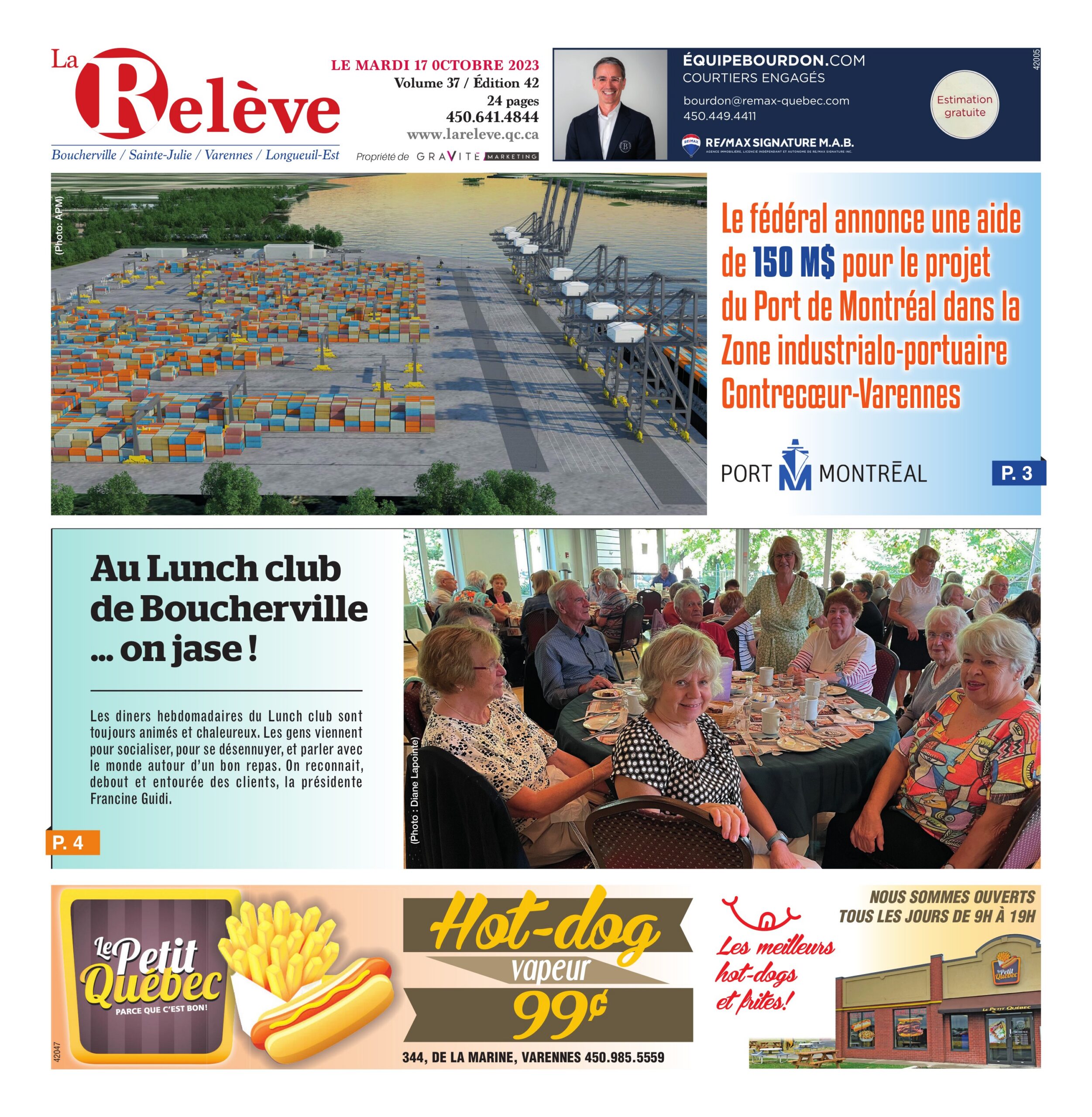 La Relève – 17 octobre 2023