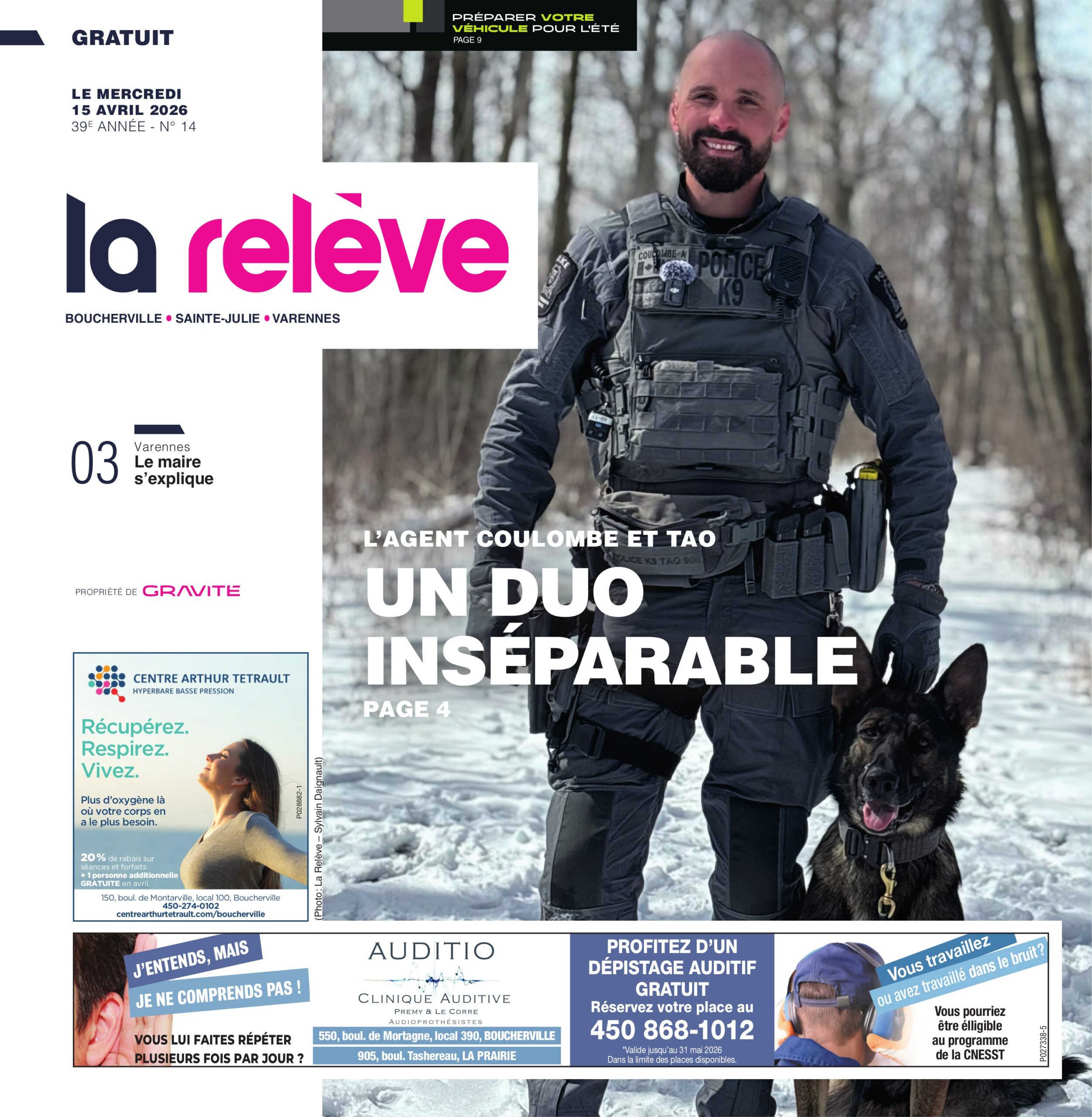 La Relève – 15 avril 2026