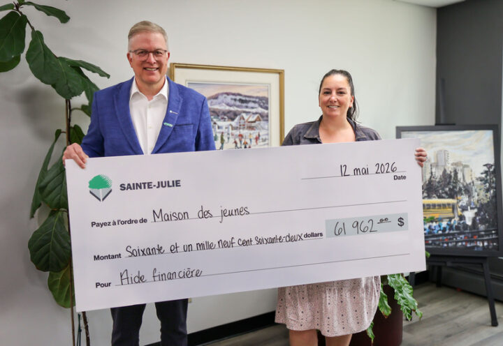 Maison des jeunes de Sainte-Julie: une aide financière de 61 962$