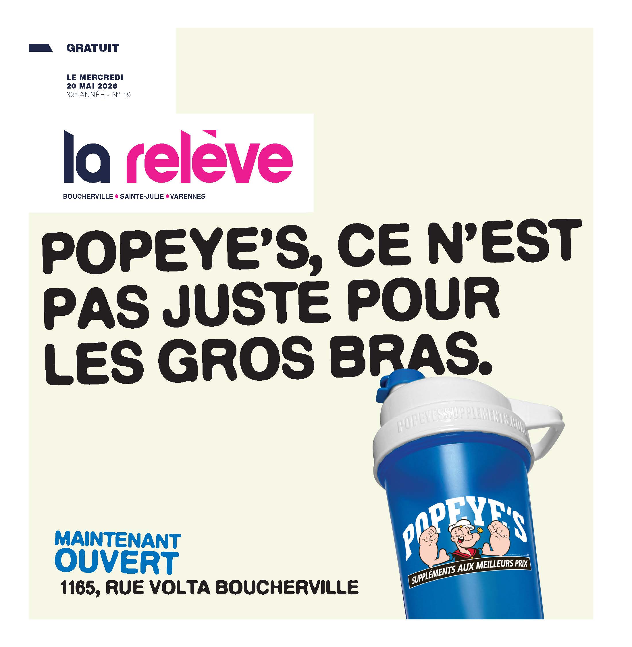 La Relève – 20 mai 2026