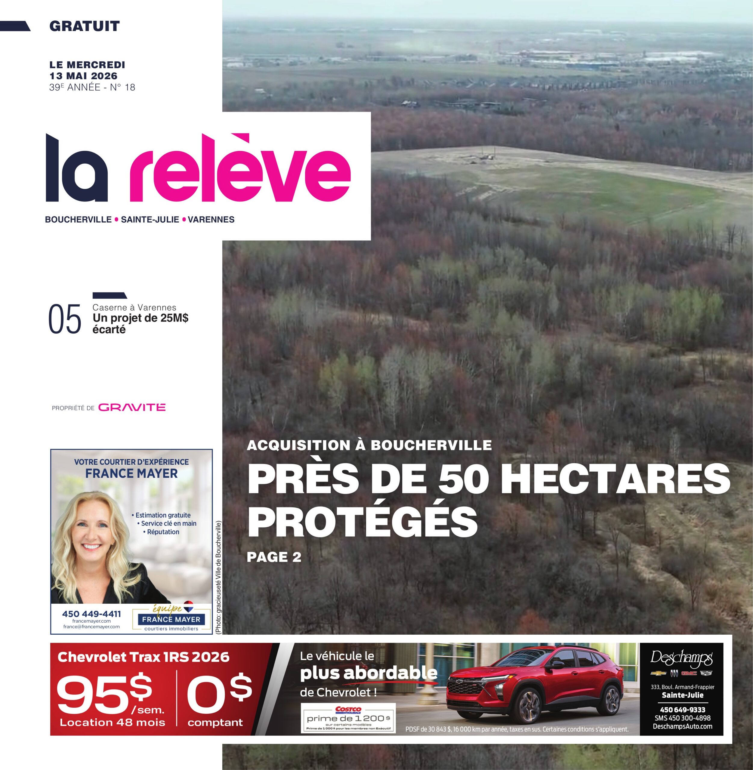 La Relève – 13 mai 2026