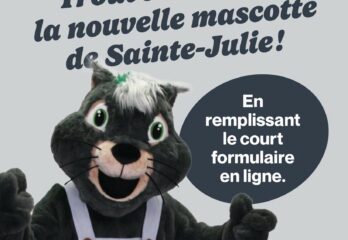 175e de Sainte-Julie: recettes traditionnelles et nom de mascotte recherchés