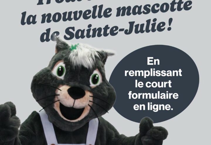 175e de Sainte-Julie: recettes traditionnelles et nom de mascotte recherchés
