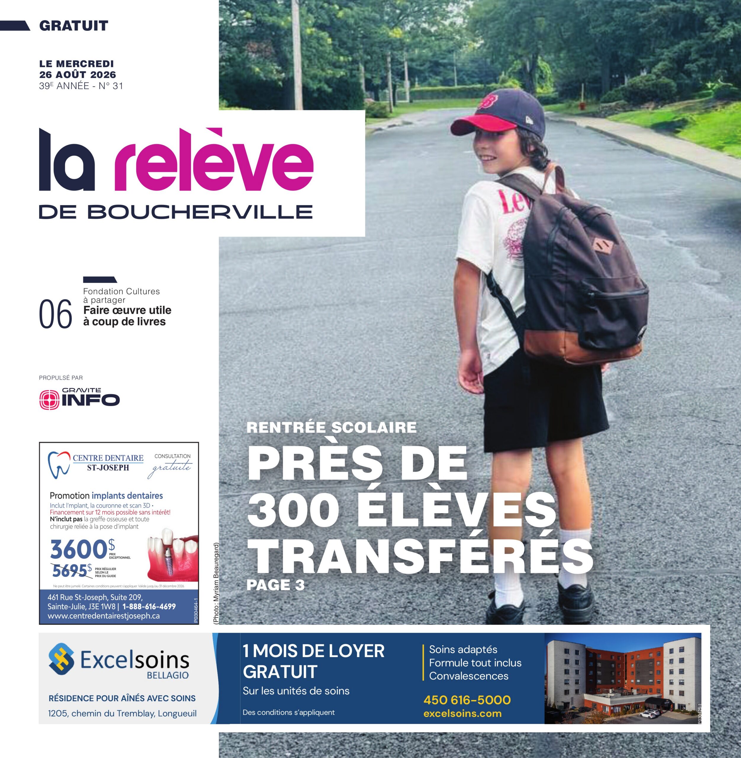 La Relève de Boucherville – 26 août 2026