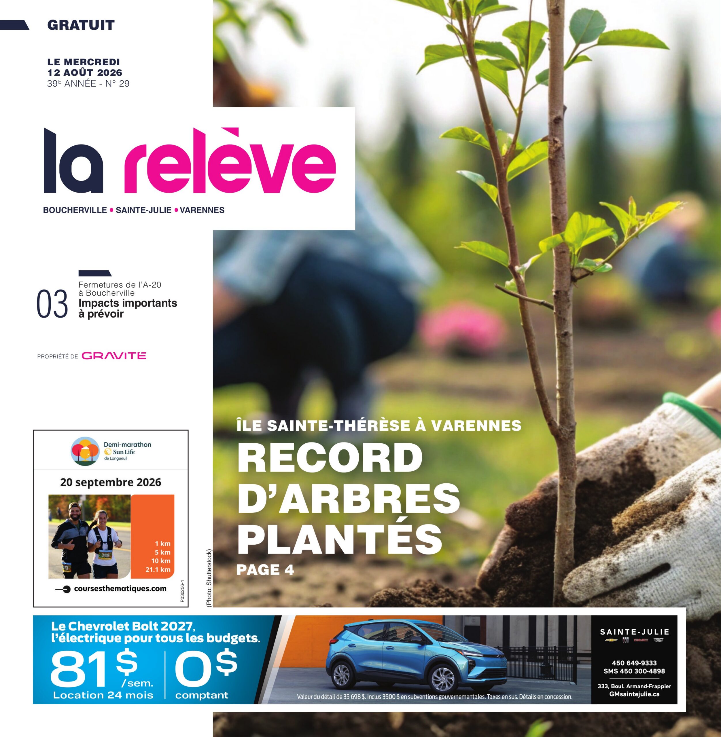 La Relève – 12 août 2026